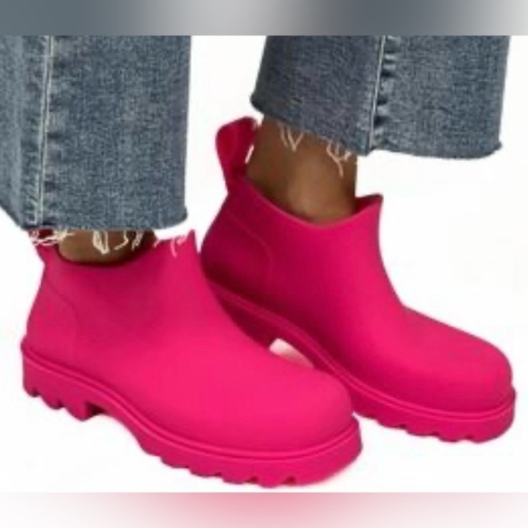 FREE PEOPLE High Street Womens Rain Boots Sz 6 - Picture 1 of 10